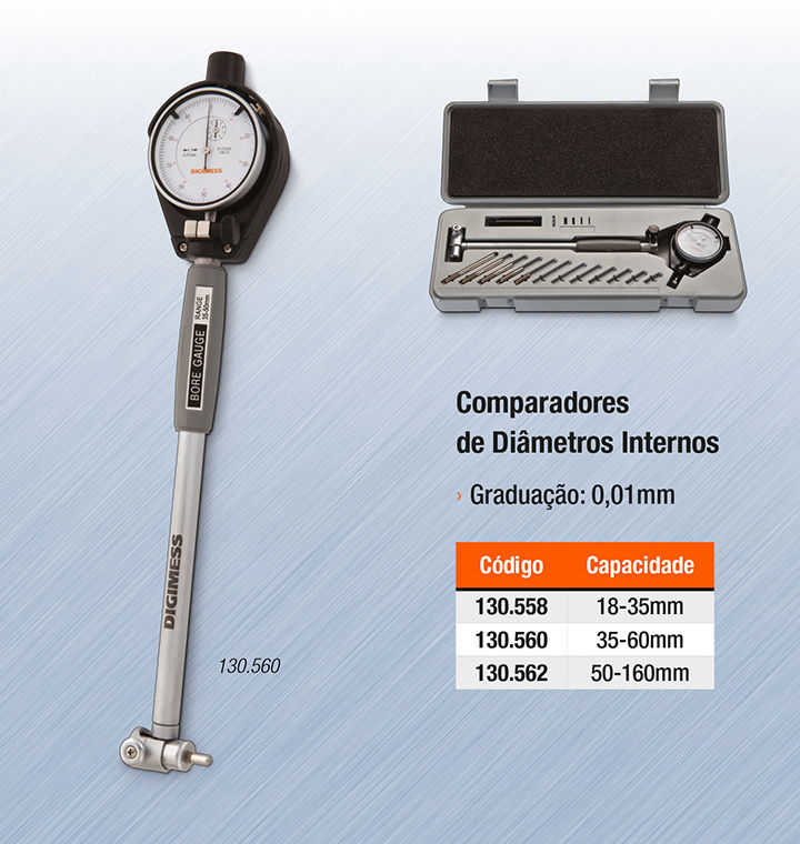 COMPARADORES DIAMETROS INTERNOS